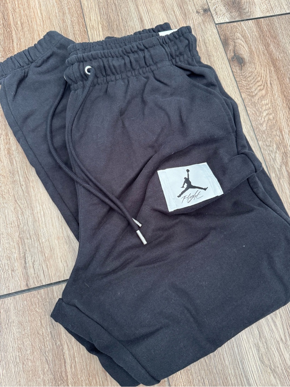 Jordan Men’s Black Joggers with Signature Jumpman Patch